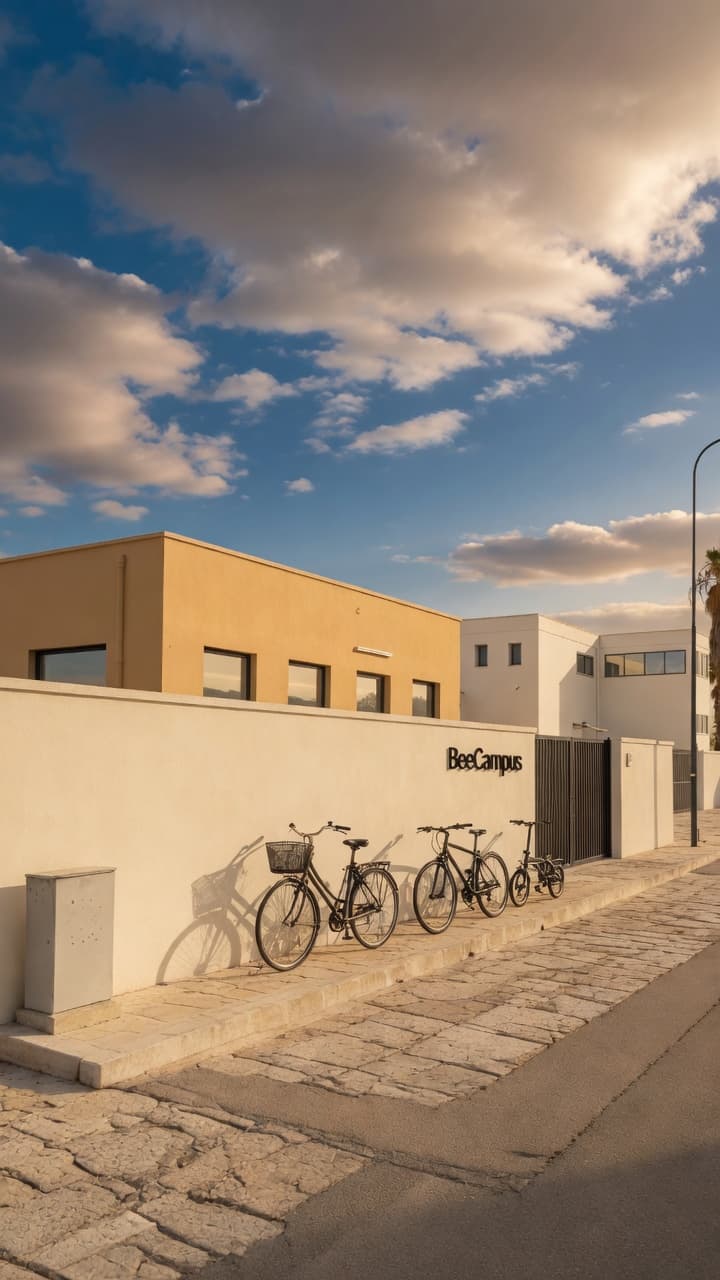 Visualizzazione di progetto: ingresso BeeCampus su via Boccaccio